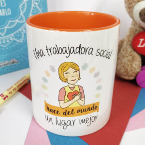 Taza Una trabajadora social hace del mundo un lugar mejor